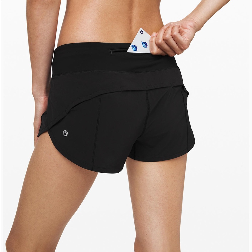 Lululemon Speed Up Short 2.5” in Black